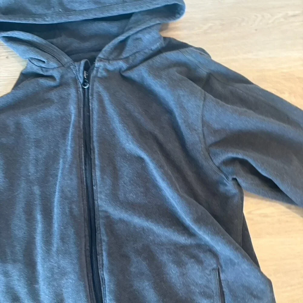 ** Lululemon Mens Full Zip Hoodie Gray Size Large Long Sleeves sweatshirt